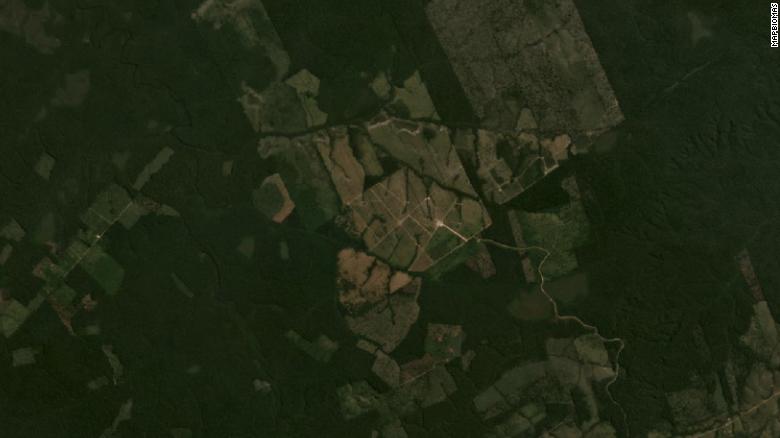 Imagens de satélite da região do Amazonas