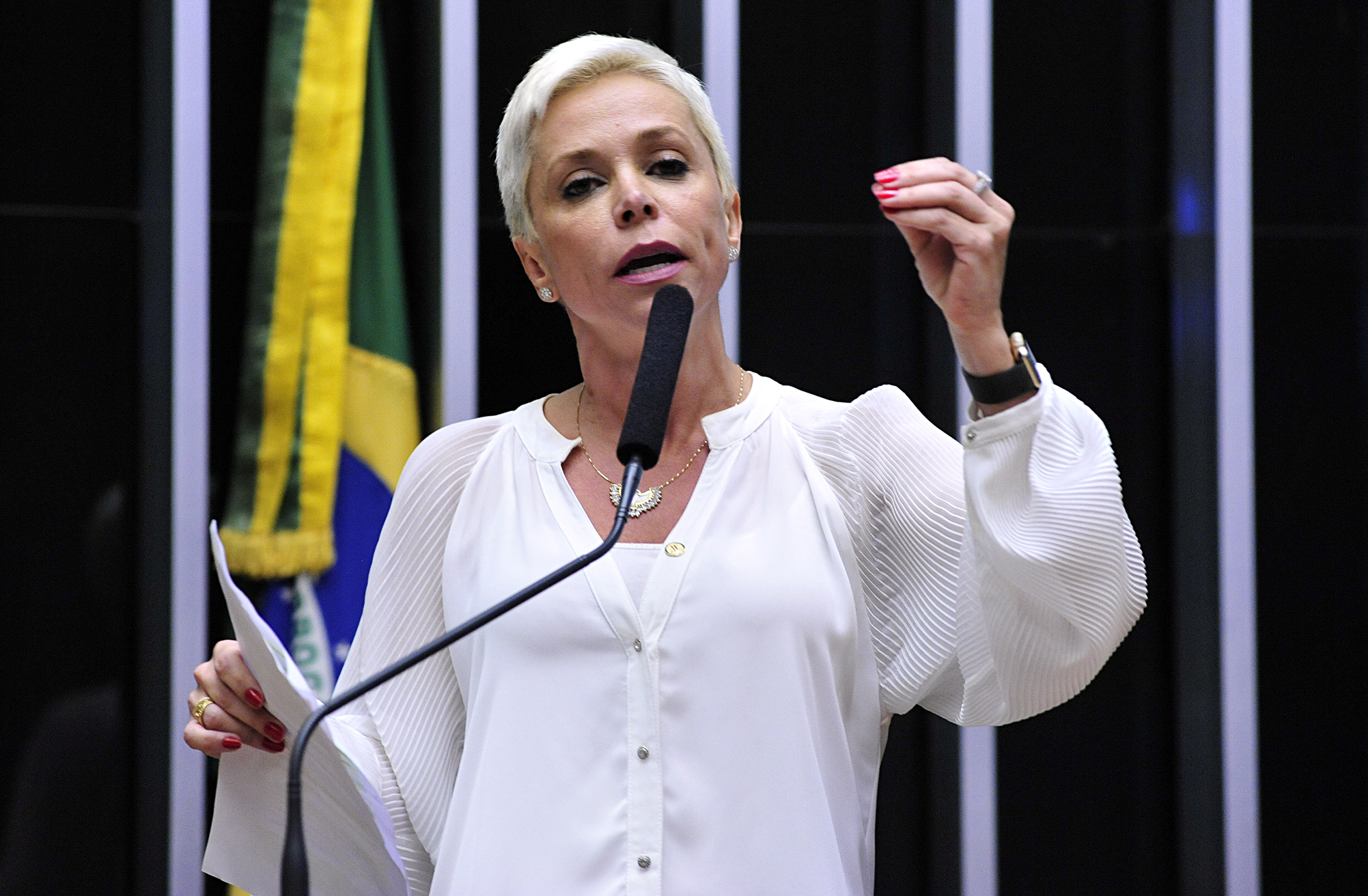 A ex-deputada federal Cristiane Brasil