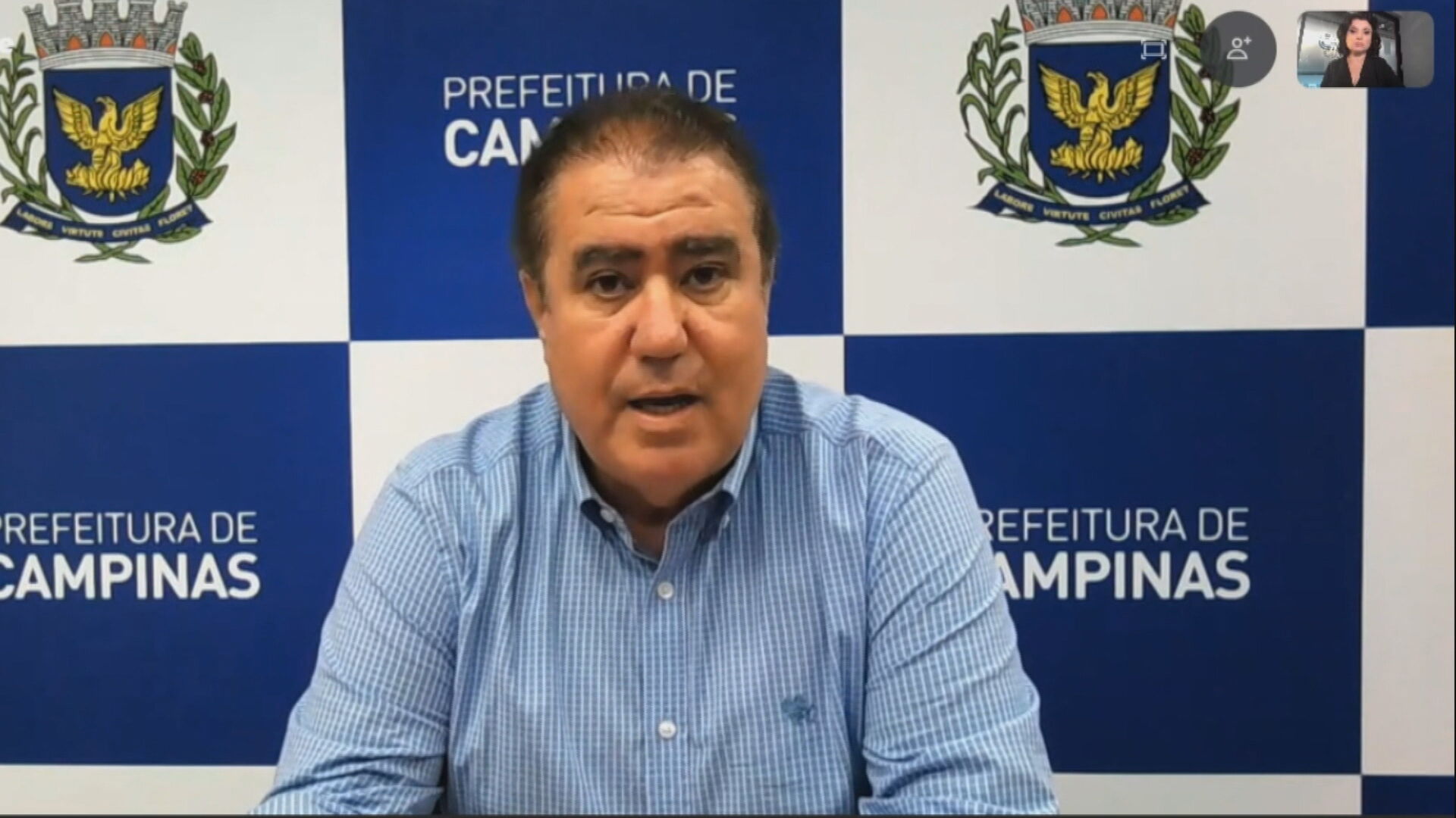 Presidente da Frente Nacional de Prefeitos e prefeito de Campinas, Jonas Donizet