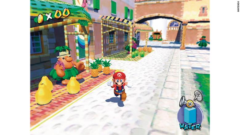 Em "Super Mario Sunshine", a ideia era trazer a sensação de estar de férias