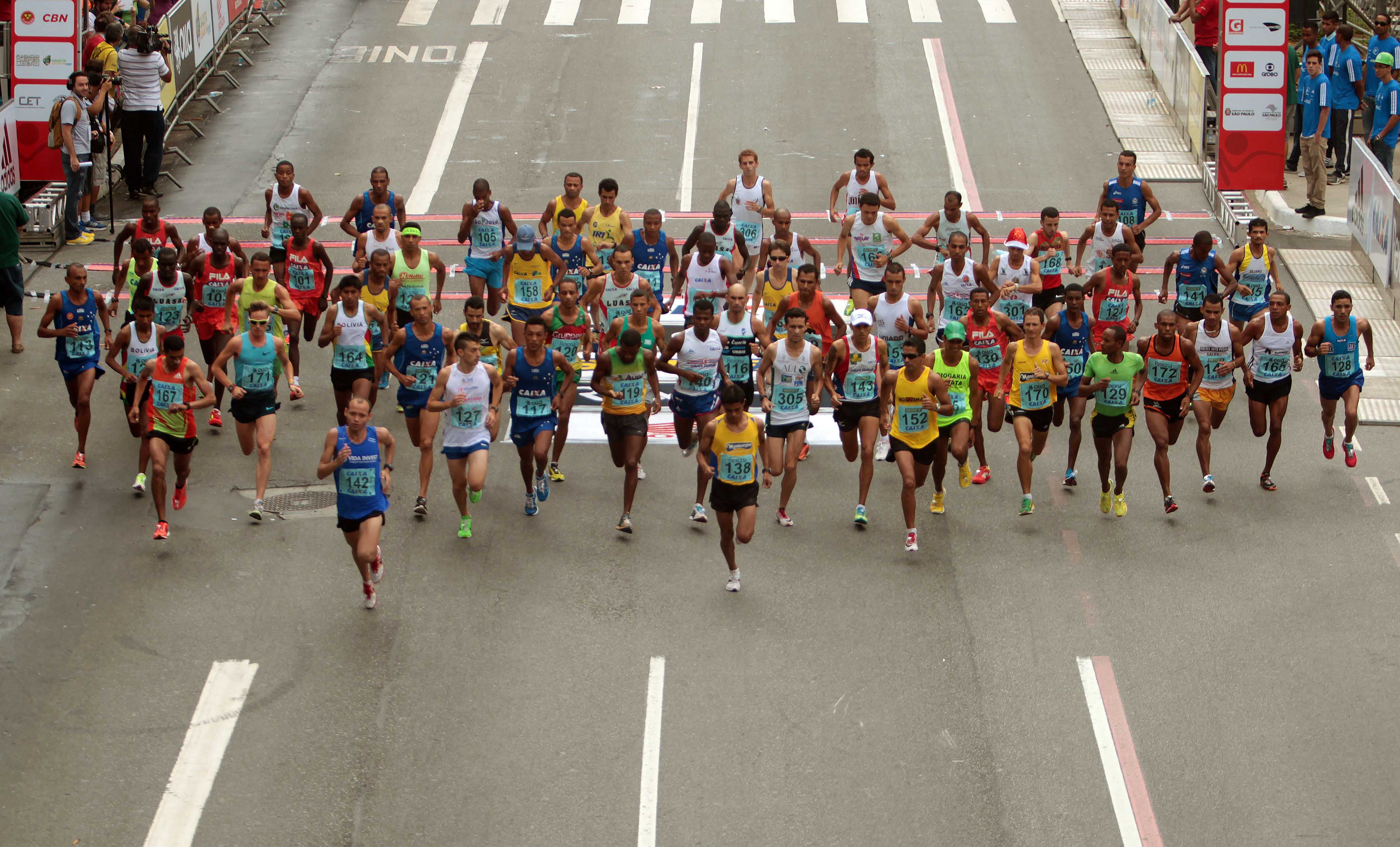 Corredores da Corrida de São Silvestre