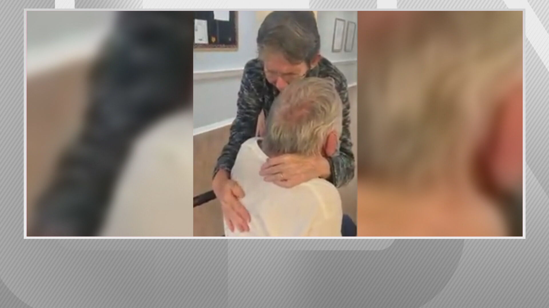 Casal de idosos se reencontra após mais de 200 dias afastados; veja vídeo