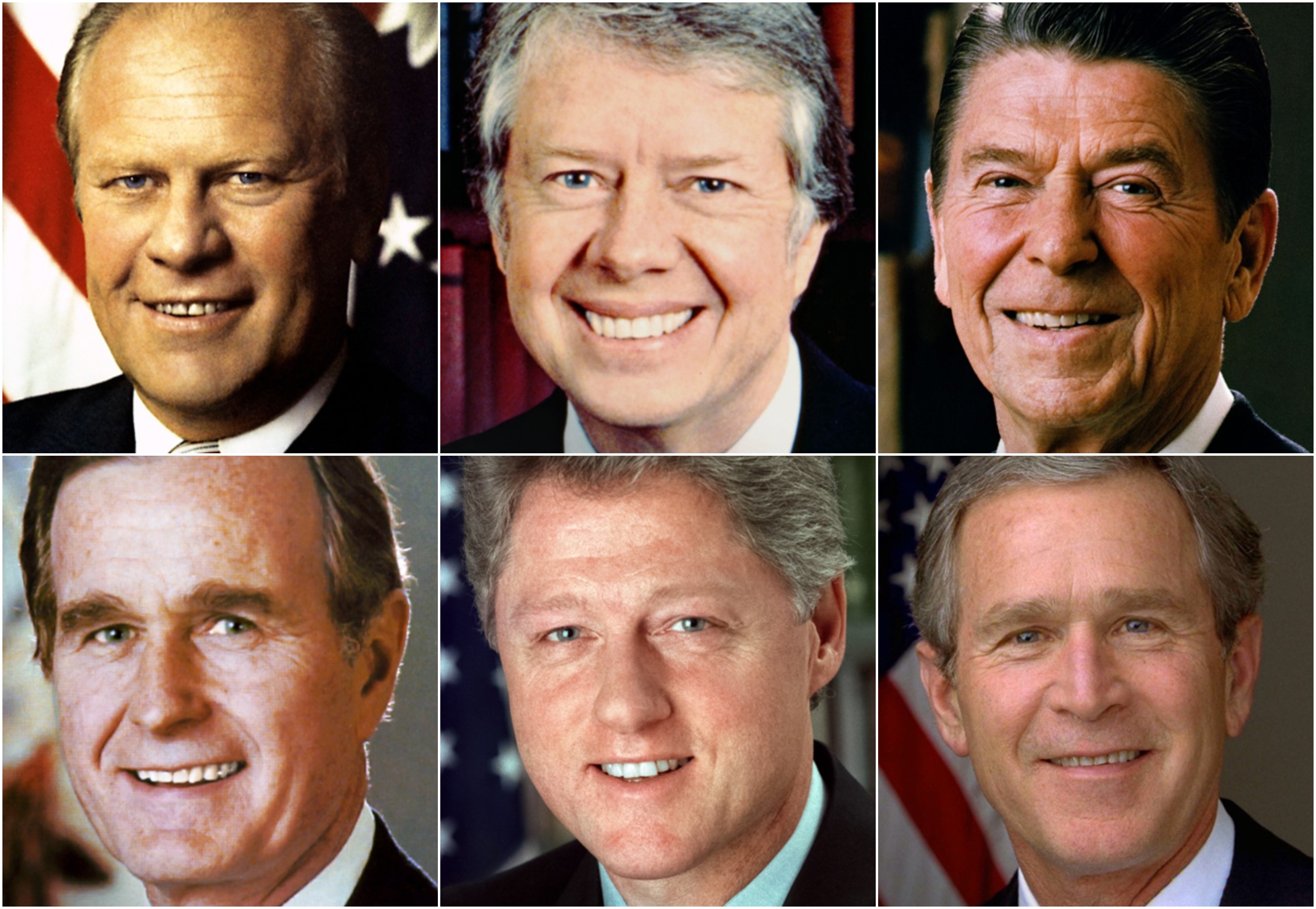 Presidentes dos EUA (38º a 43º)