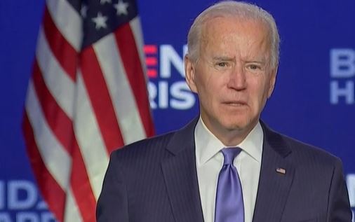 Joe Biden discursa em Delaware 