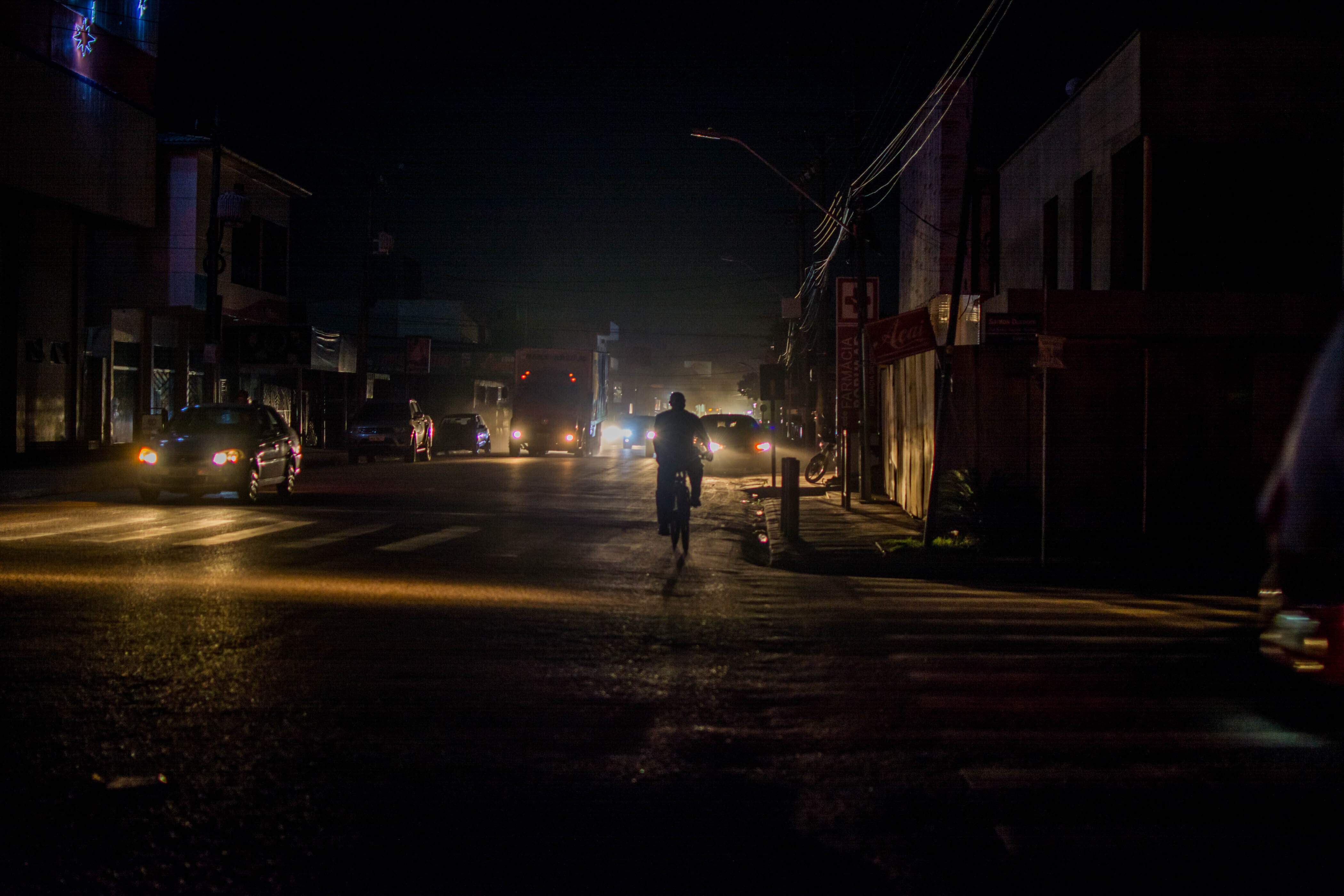 Macapá no escuro após apagão que afetou estado do Amapá