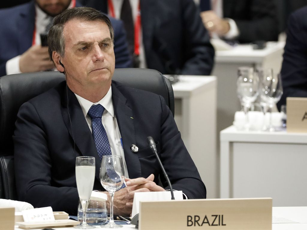 Presidente da República, Jair Bolsonaro, durante Cúpula do G-20