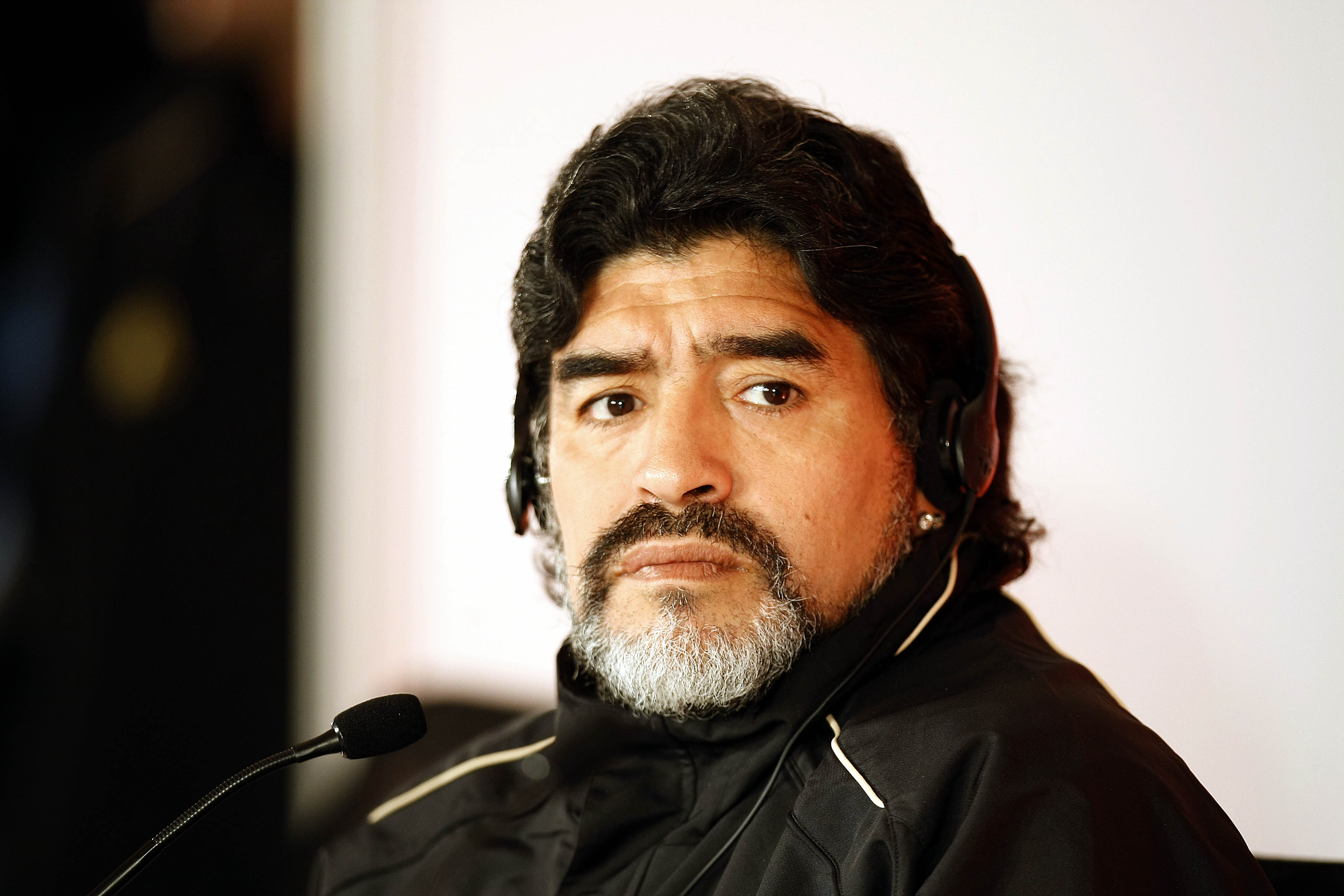 O ex-jogador argentino de futebol, Diego Maradona