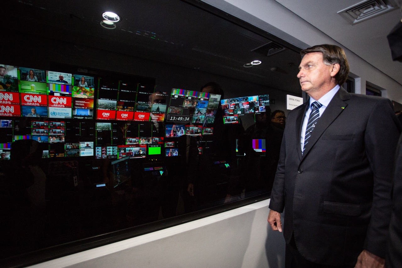 Bolsonaro visita CNN