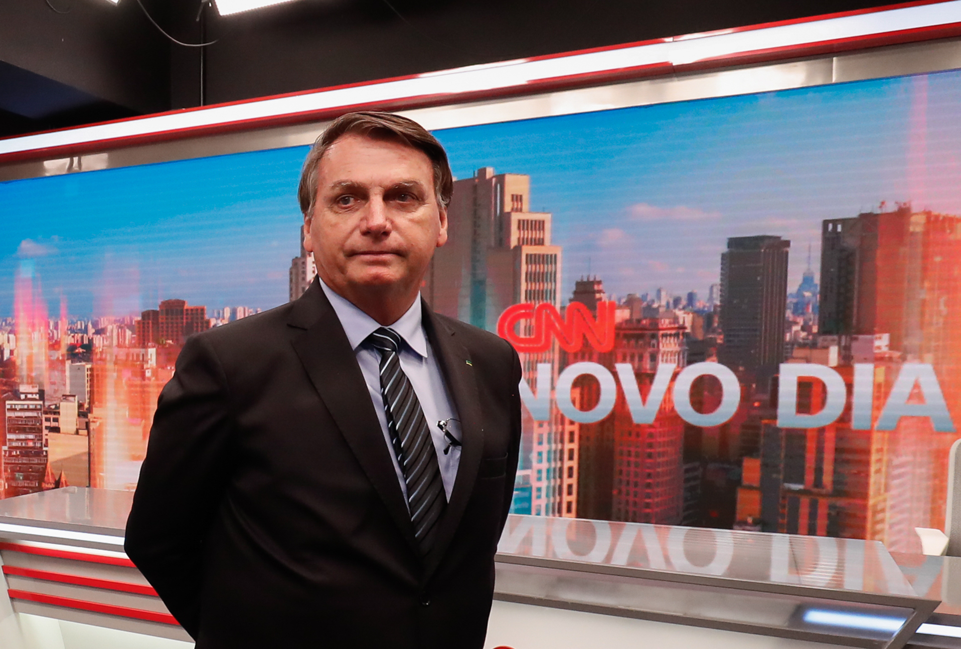 Bolsonaro visita CNN