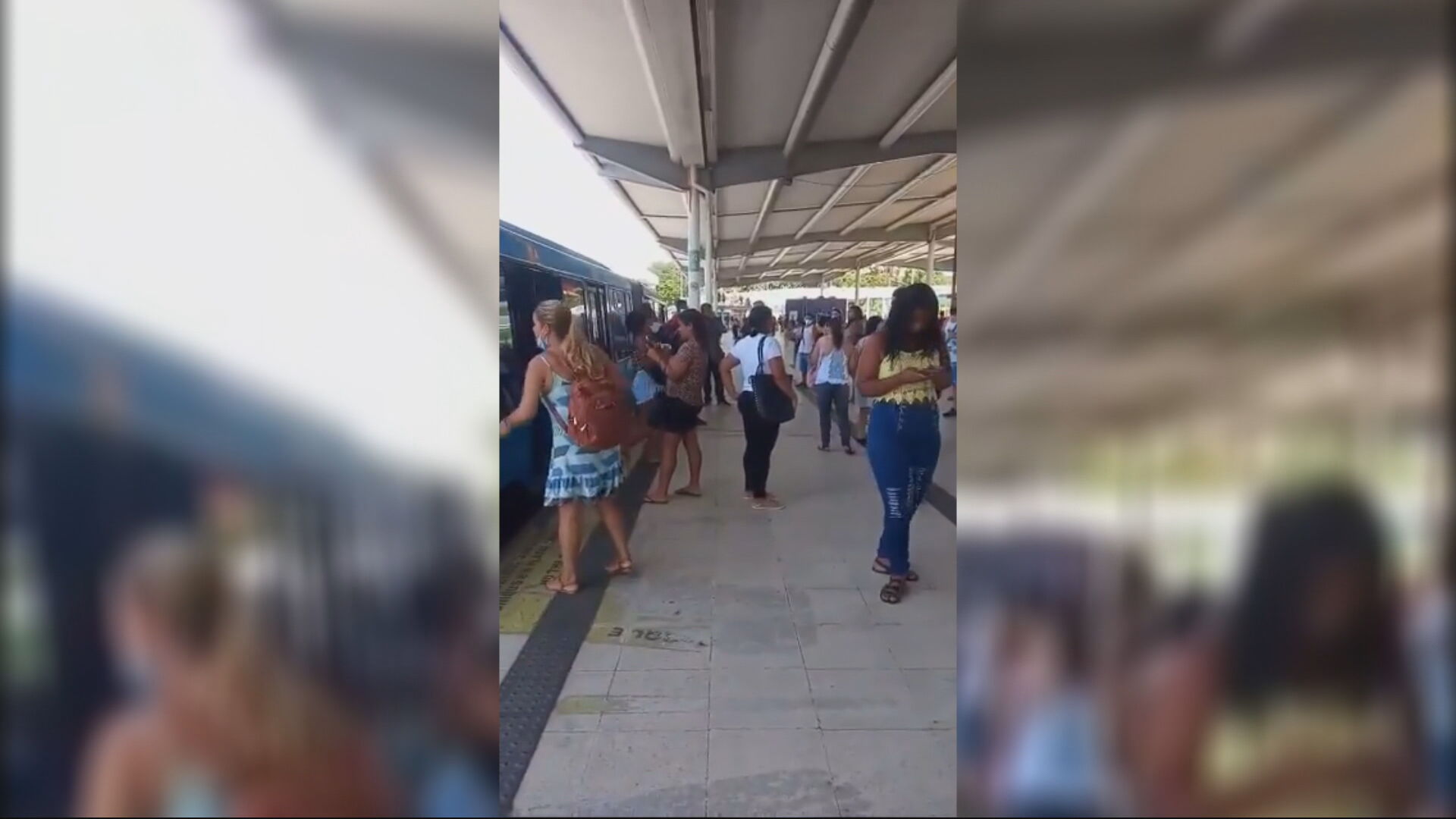 Motoristas do sistema BRT fazem uma paralisação por causa do parcelamento do 13º