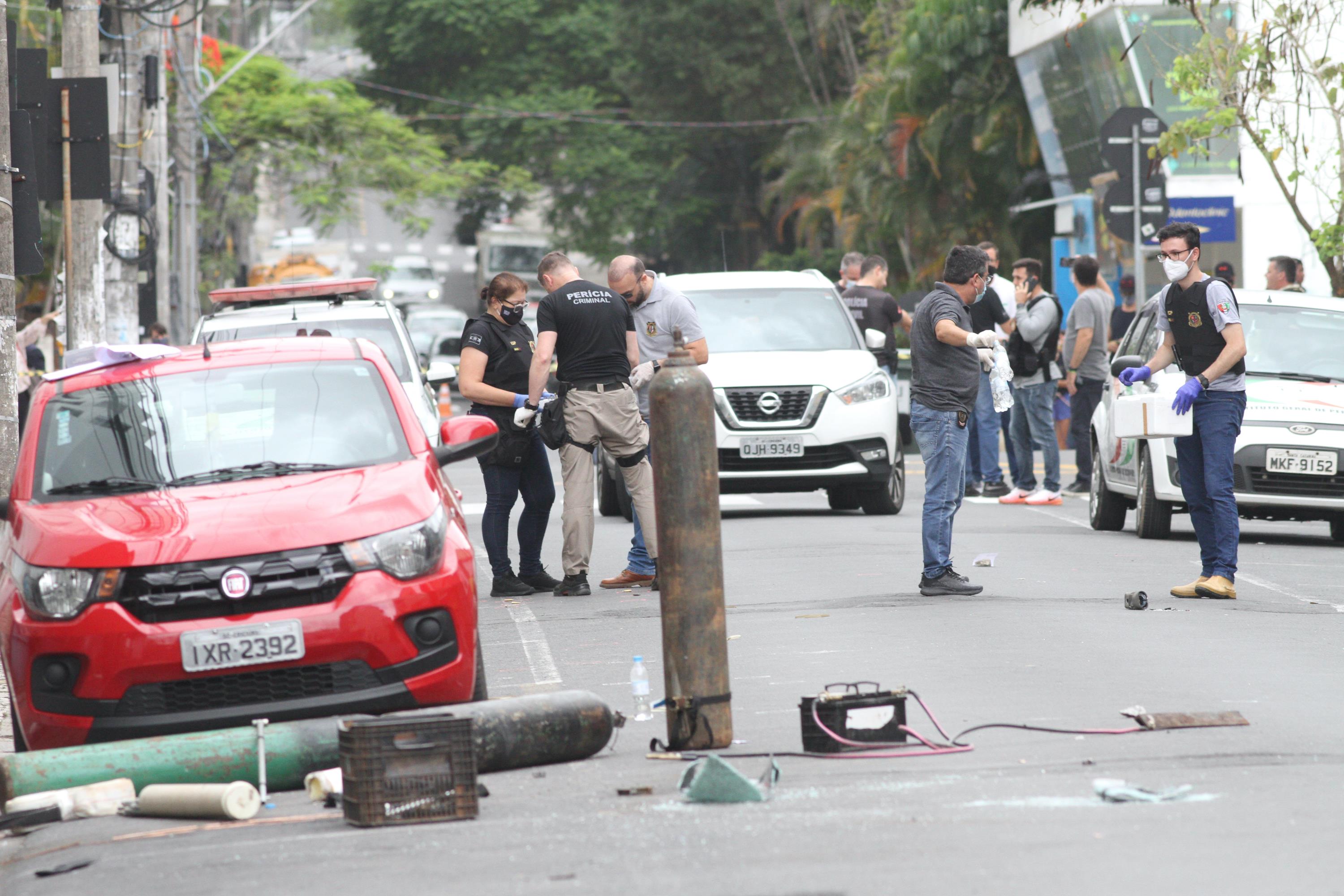 Quadrilha fortemente armada conduziu ataques na cidade de Criciúma