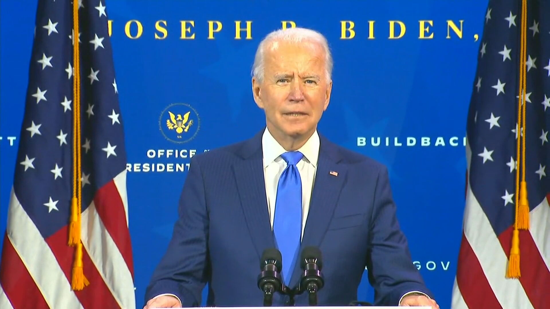 O presidente eleito dos Estados Unidos, Joe Biden