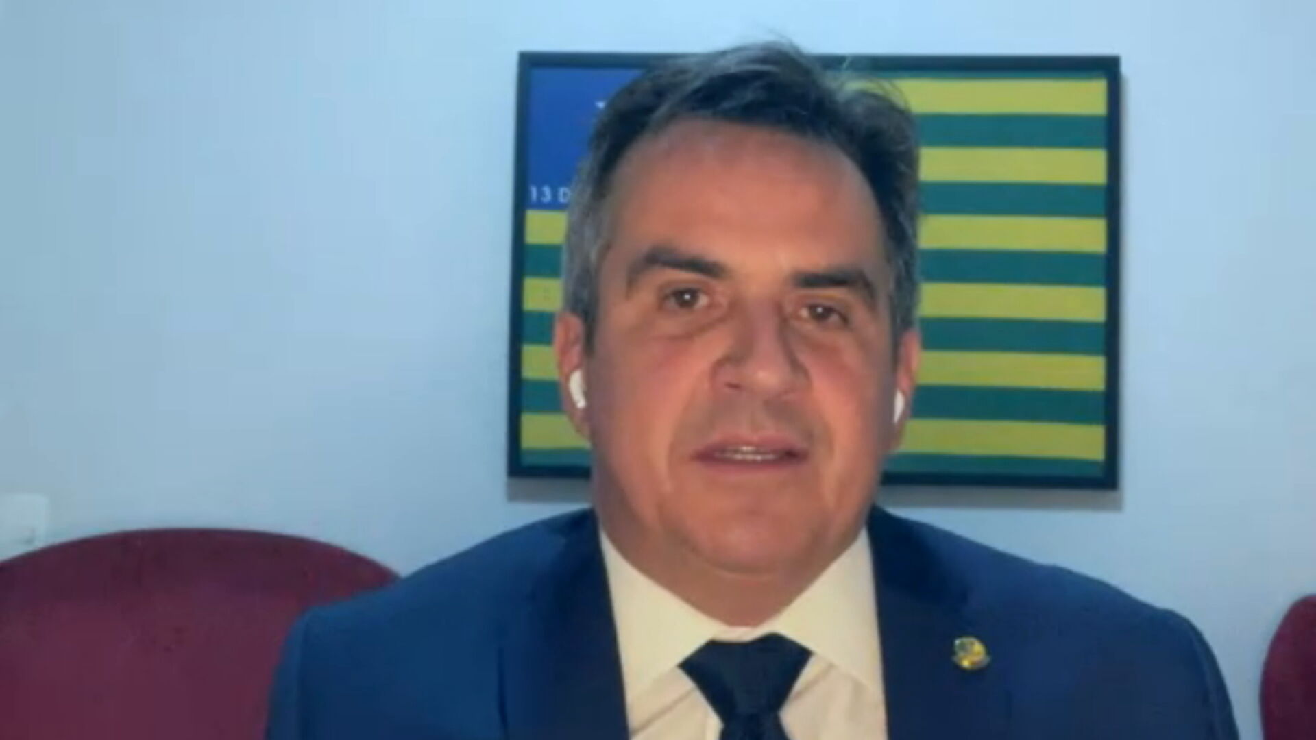 O senador Ciro Nogueira (PP-PI), presidente nacional do Progressistas 