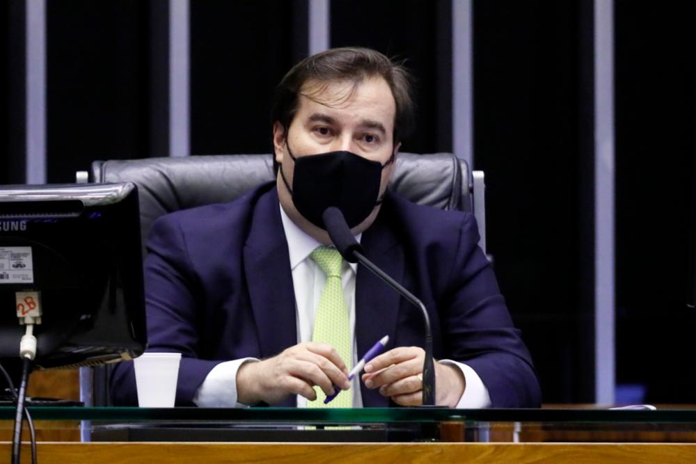 O presidente da Câmara dos Deputados, Rodrigo Maia