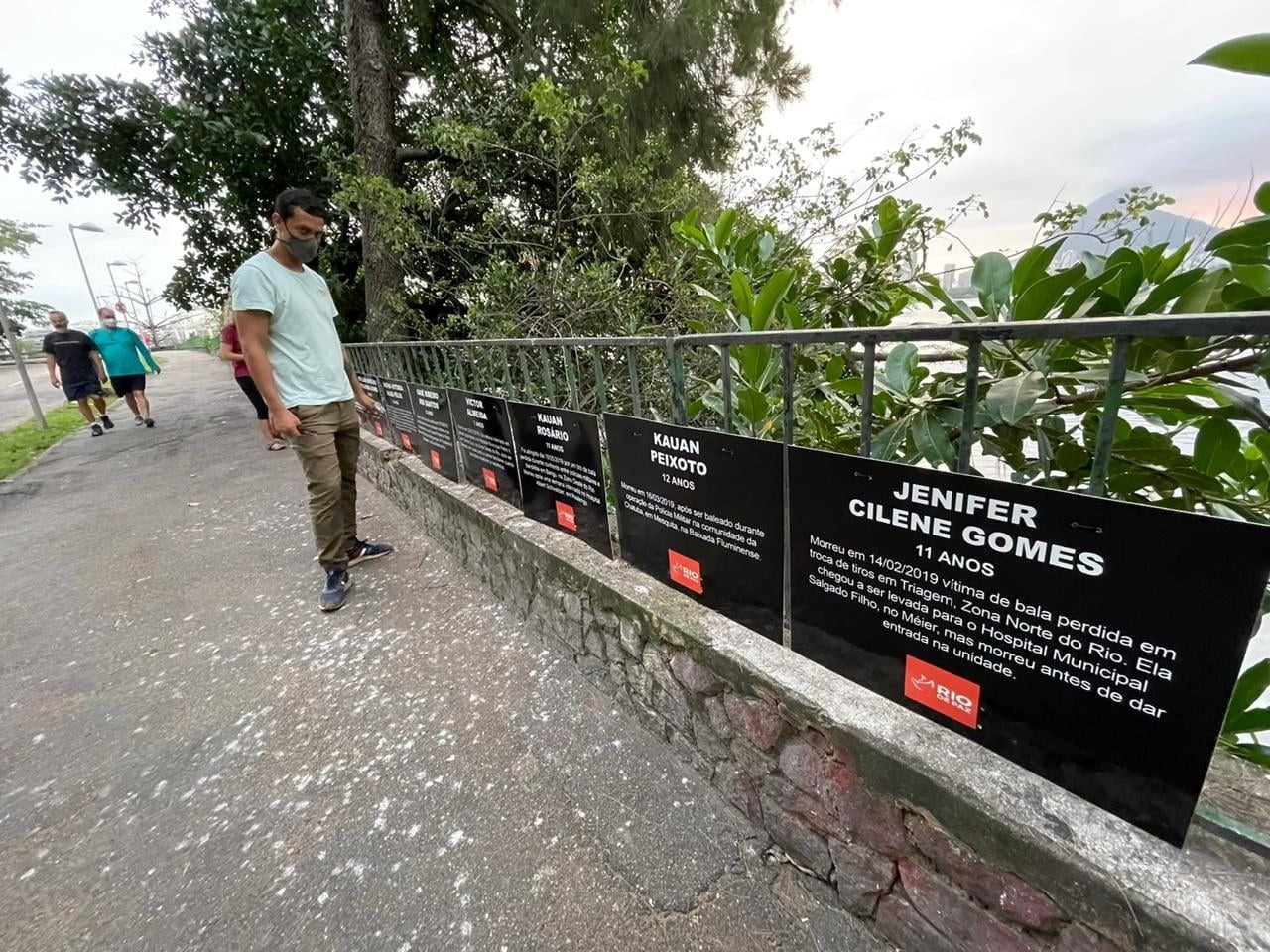 Protesto violência