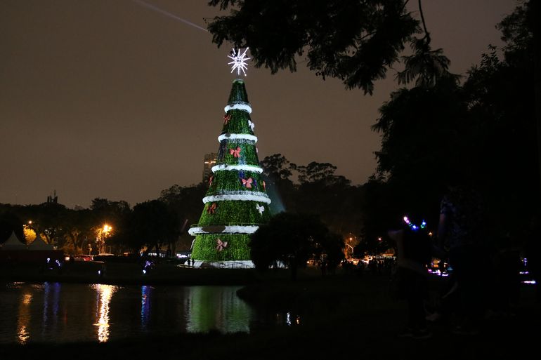 Decoração de Natal no Parque Ibirapuera