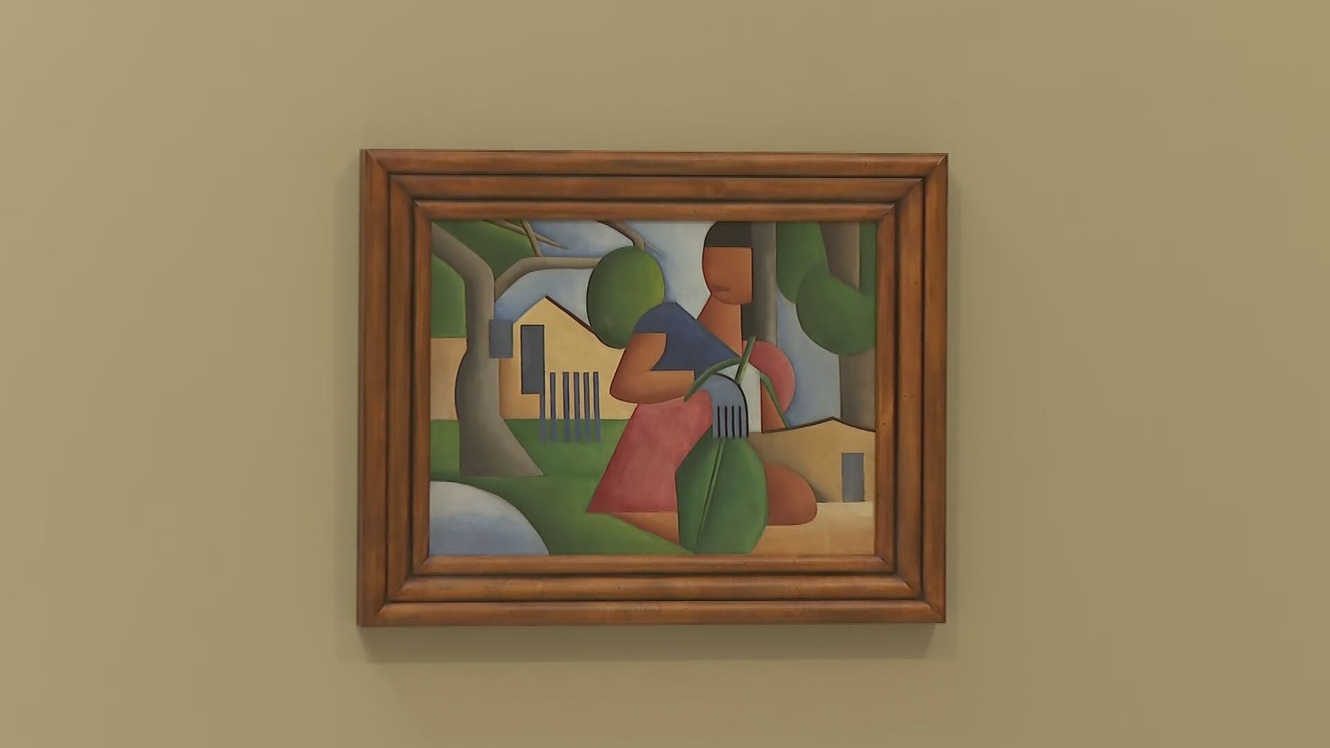 Quadro "A Caipirinha" de Tarsila do Amaral (08.nov.2020)