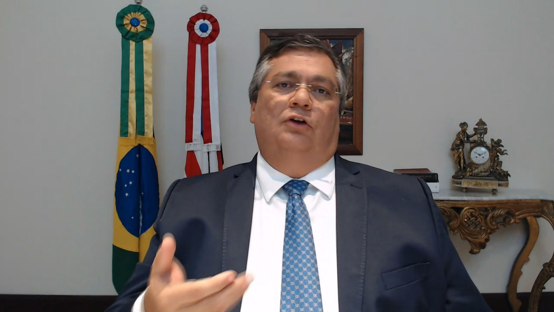 Flávio Dino (PCdoB), governador do Maranhão, em entrevista para a CNN (08.dec.20