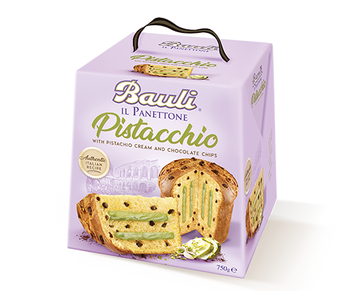 Panetone Pistacchio, da Bauli 