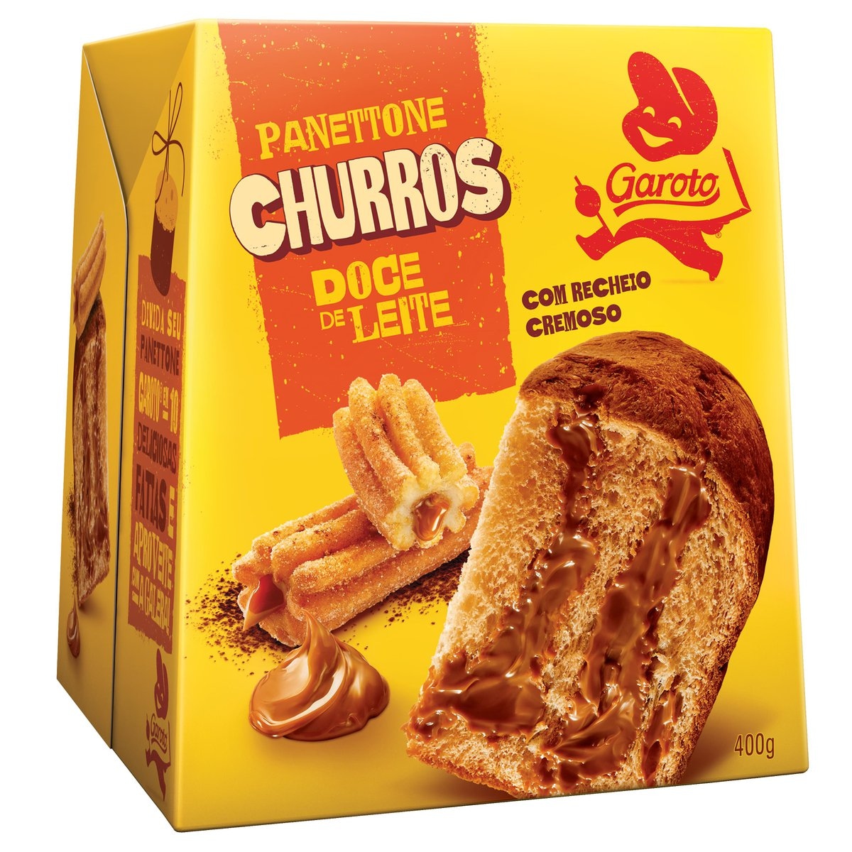 Panettone Churros, da Garoto 