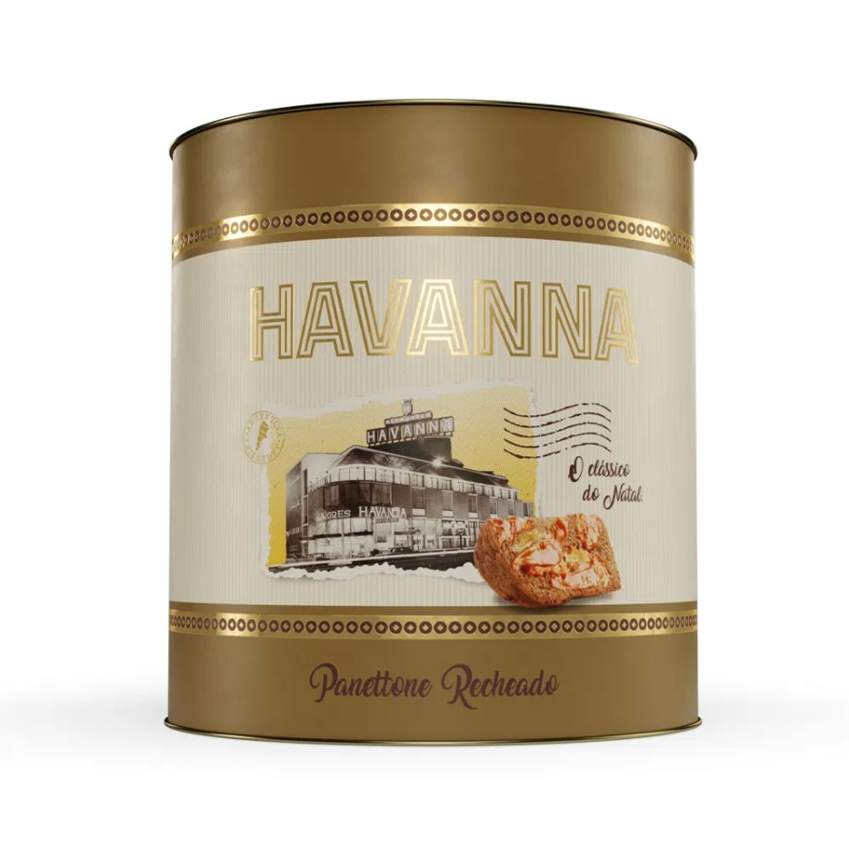 Panettone Fibralata Nozes Doce de Leite Duplo, da Havanna 