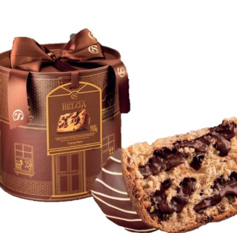 Panettone Premium Trufado Chocolate Belga, da Cacau Show