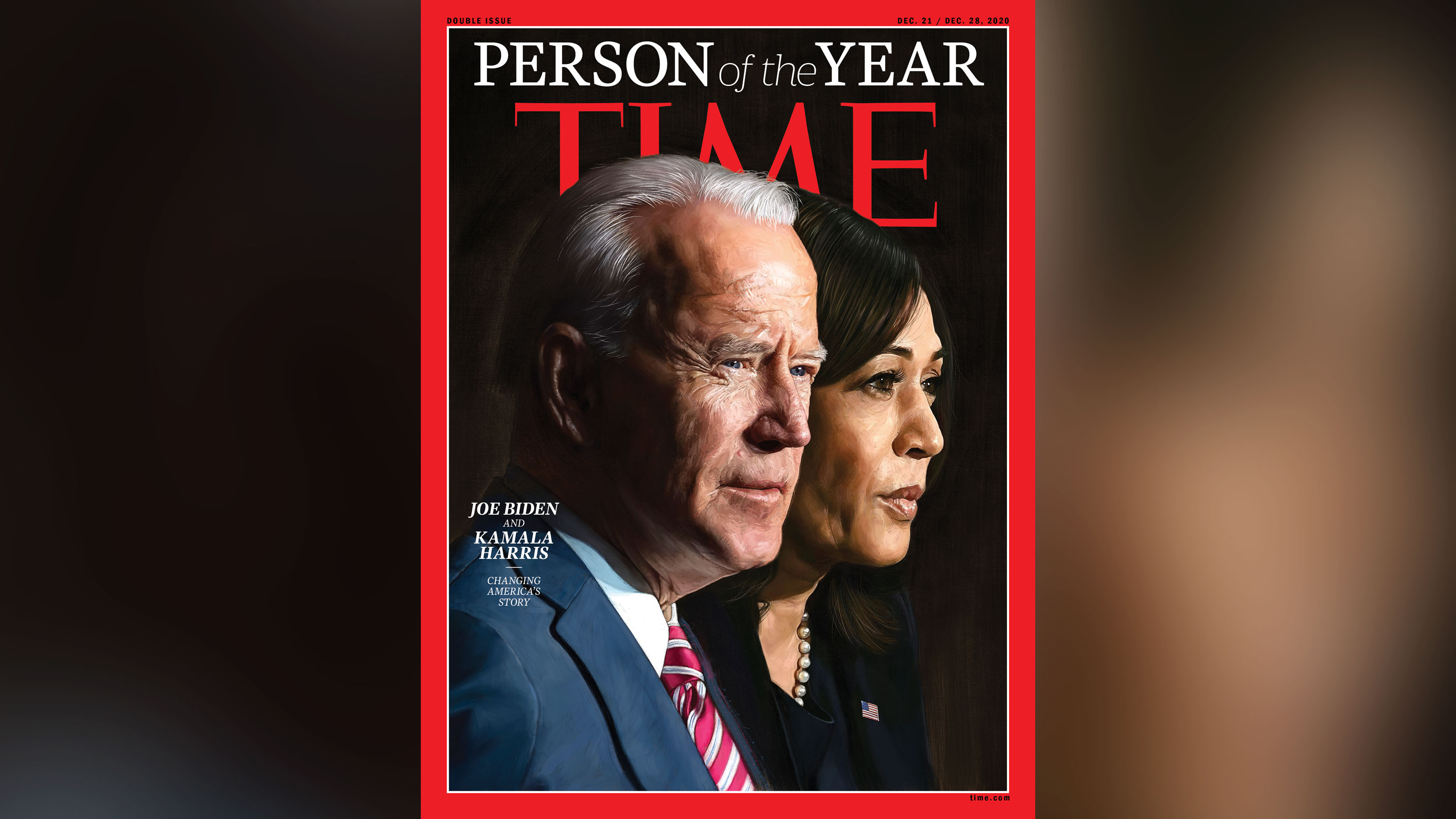 Joe Biden e Kamala Harris foram escolhidos "Pesonalidade do Ano" de 2020