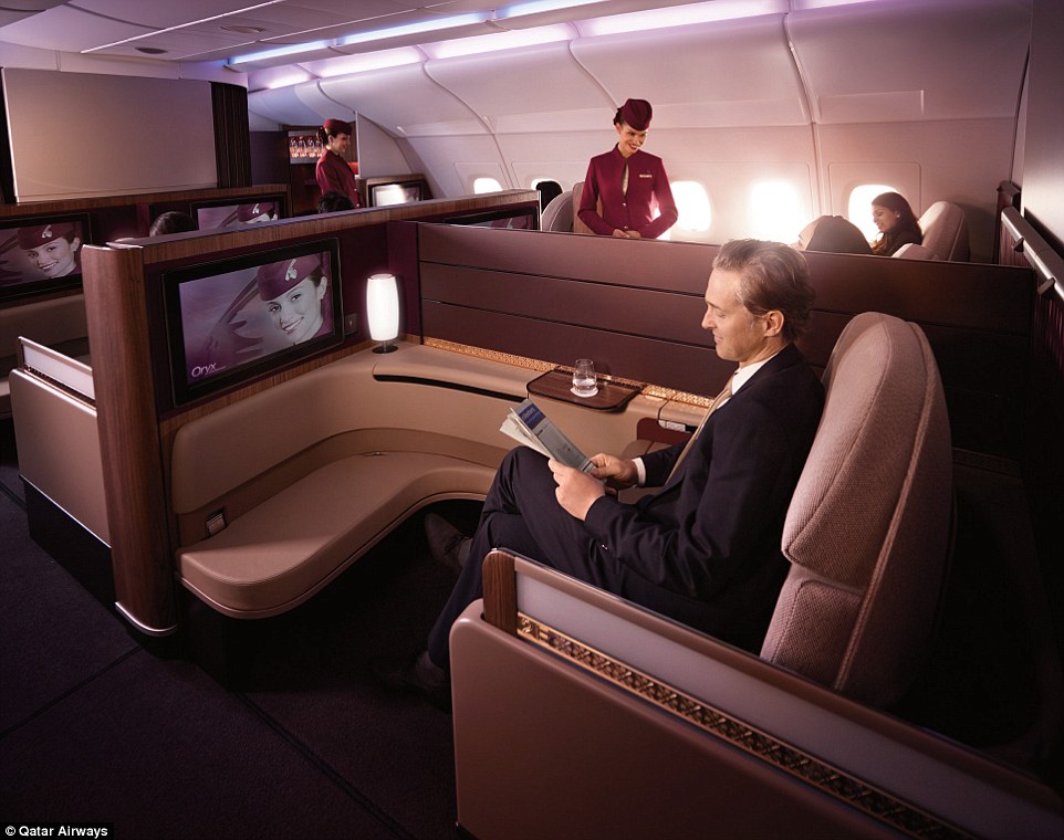 Primeira classe da Qatar Airways