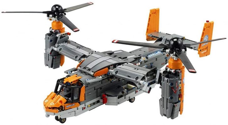 A LEGO retirou seu modelo da aeronave V-22 Osprey depois de protestos