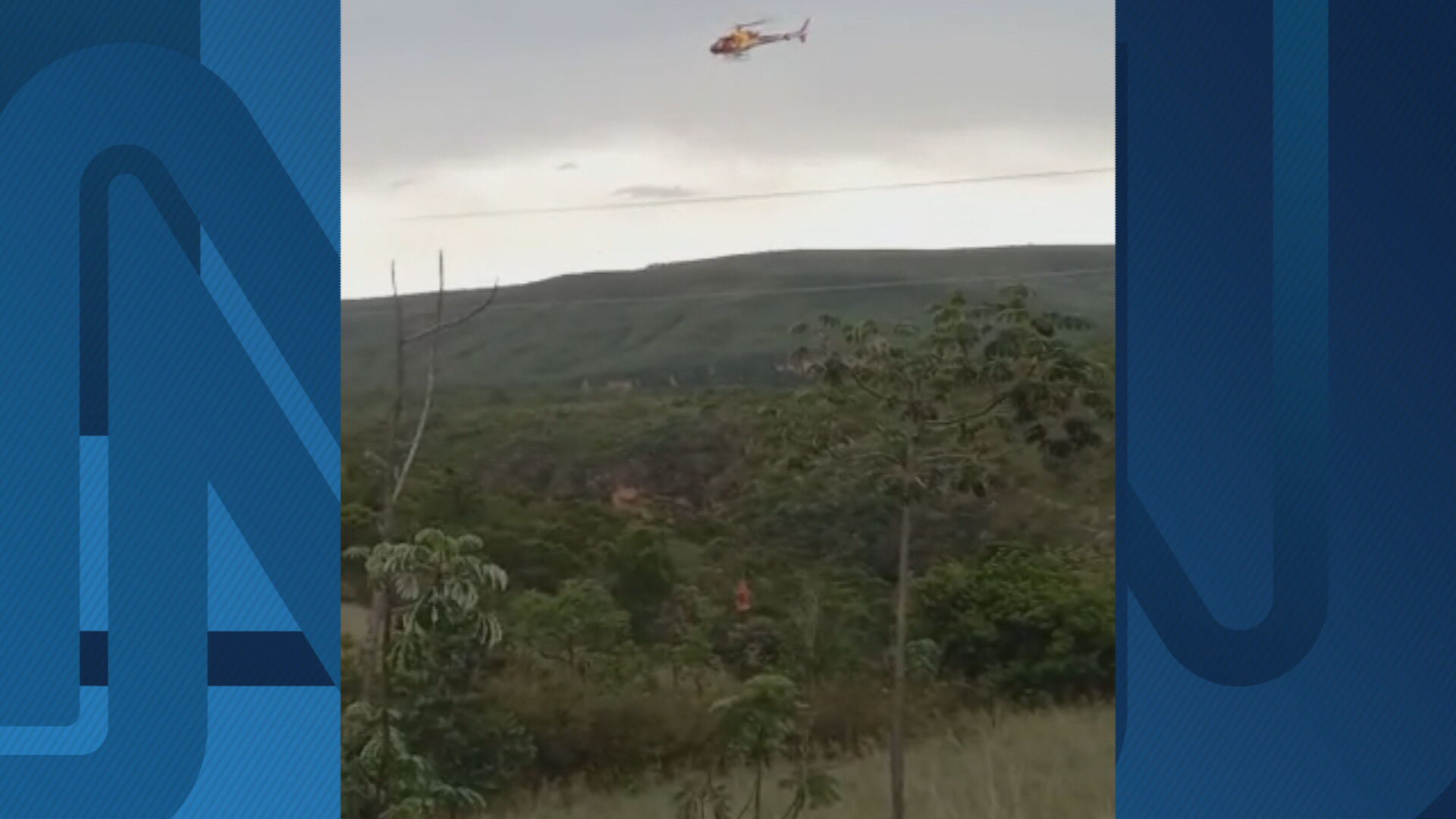 Corpo de Bombeiros procura vítima atingida por tromba d'água