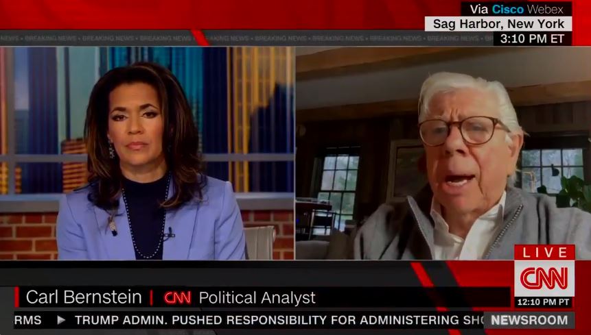 Carl Bernstein fala à CNN americana sobre áudio de Trump