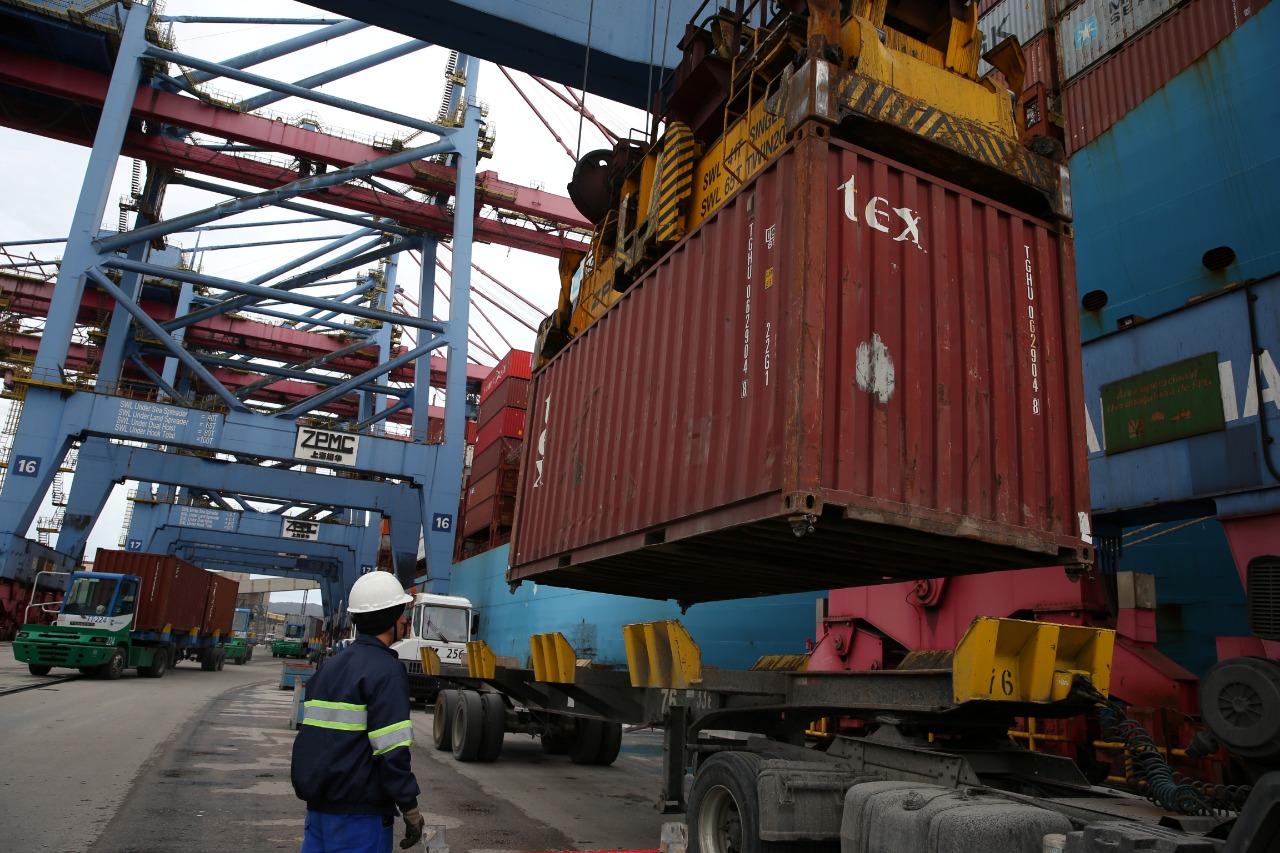 Porto de Santos, em São Paulo