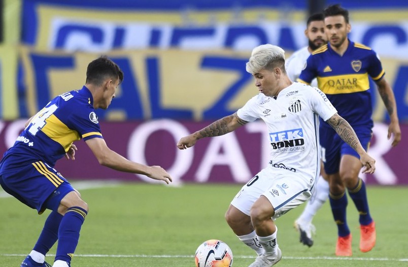 Santos e Boca Juniors empataram em 0x0 no jogo de ida da Libertadores