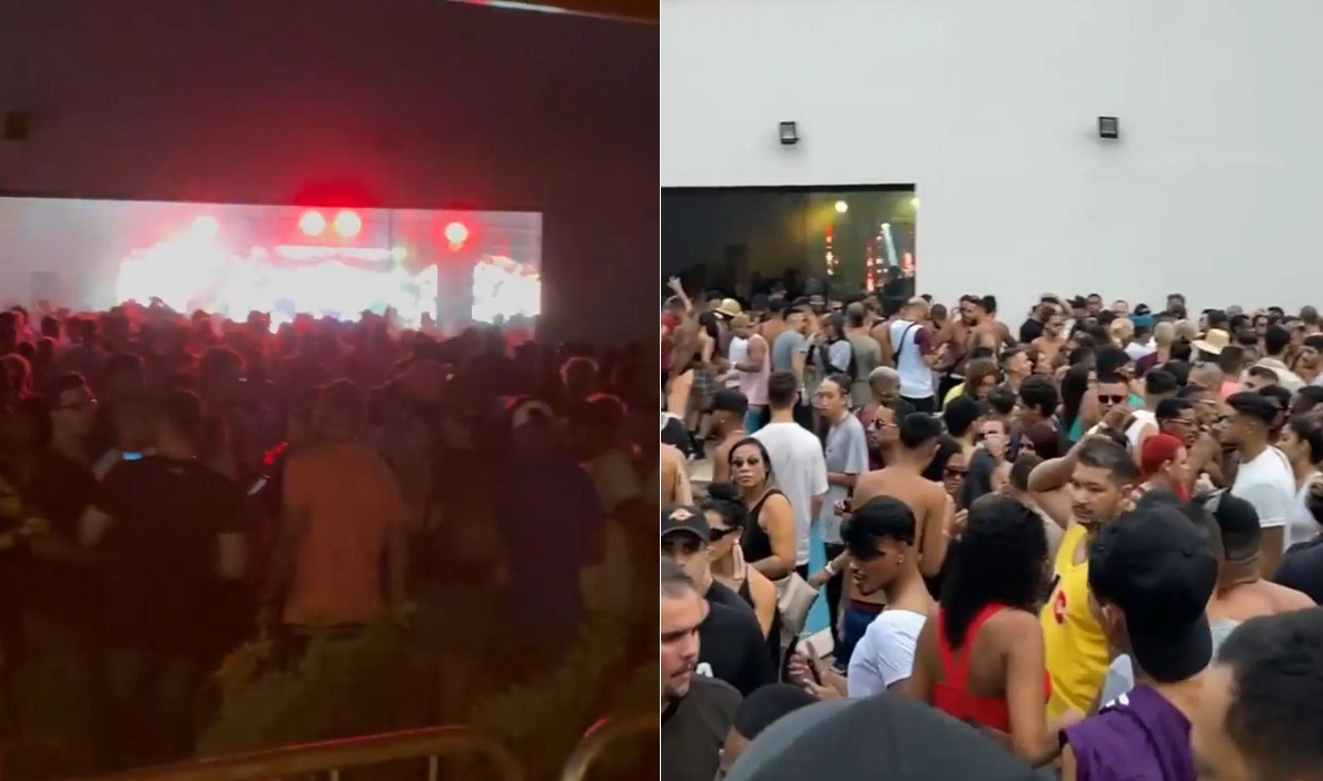 Festa na Mansão Belmont, em Campo Grande, no Rio