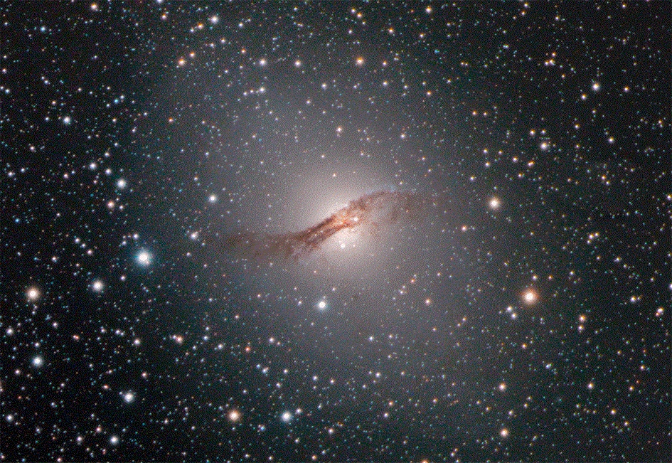 Imagem da galáxia Centaurus A