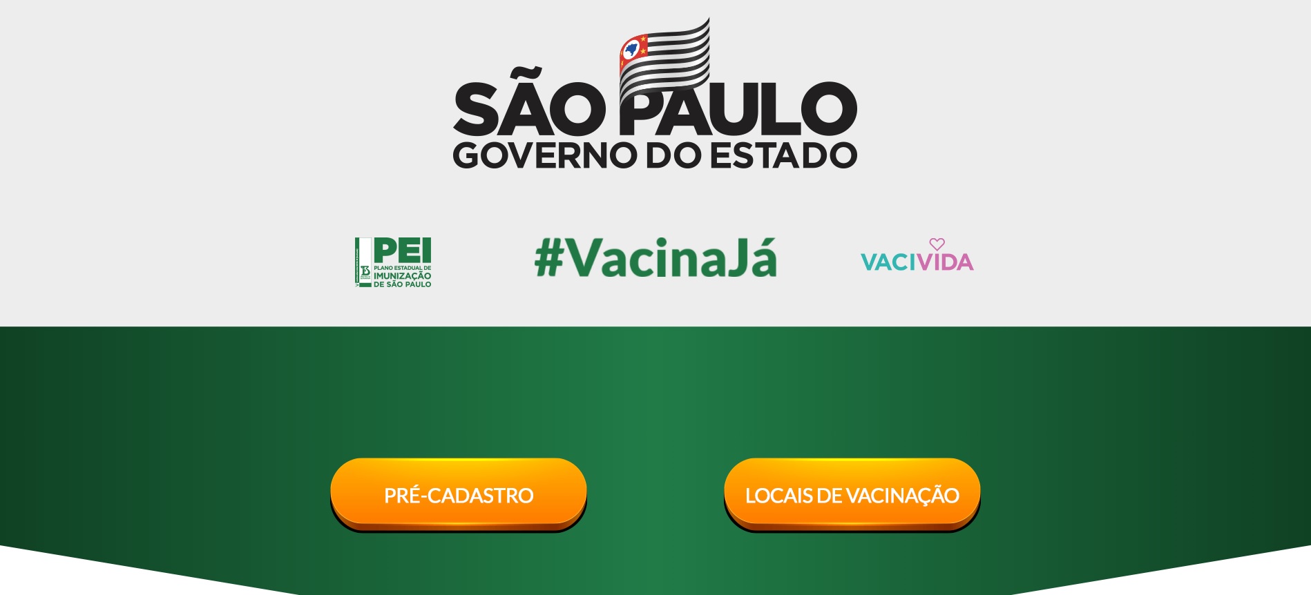 Portal Vacina Já, lançado pelo governo paulista