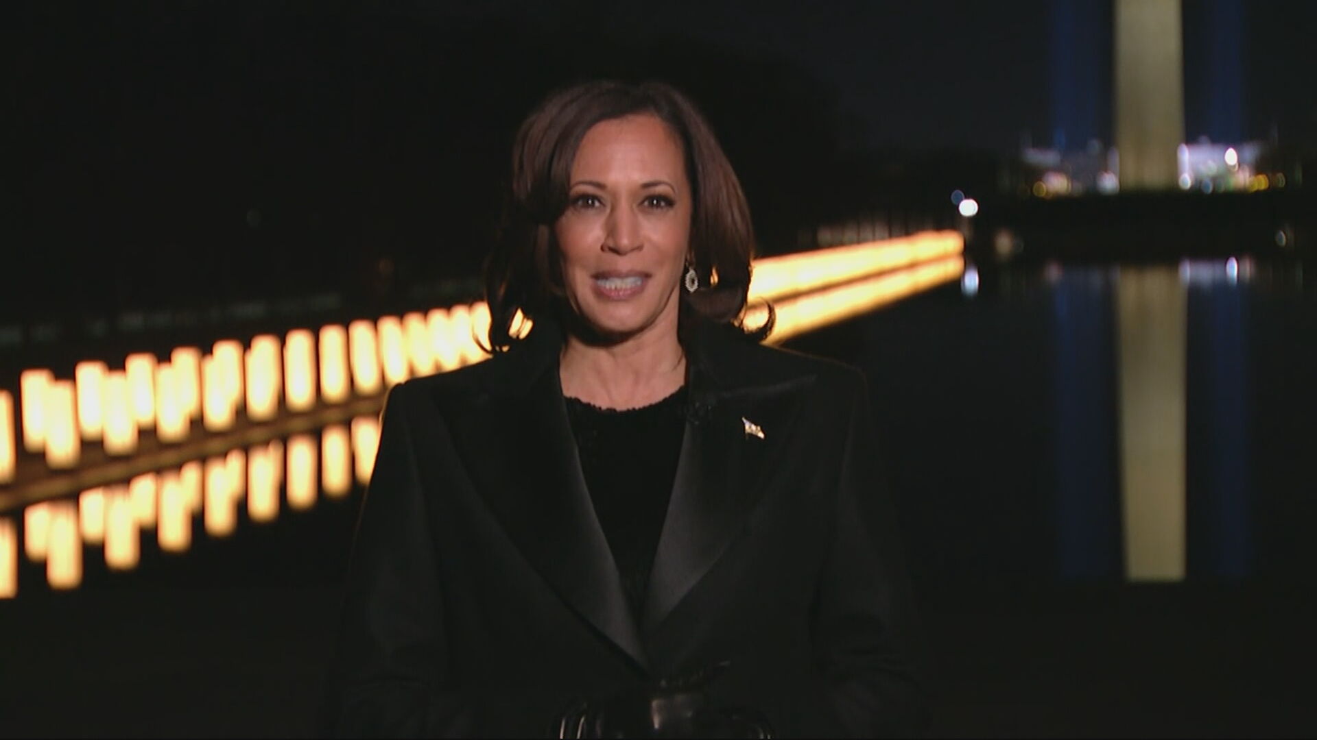 Kamala Harris durante seu discurso no evento Celebrating America (20.jan.2021)