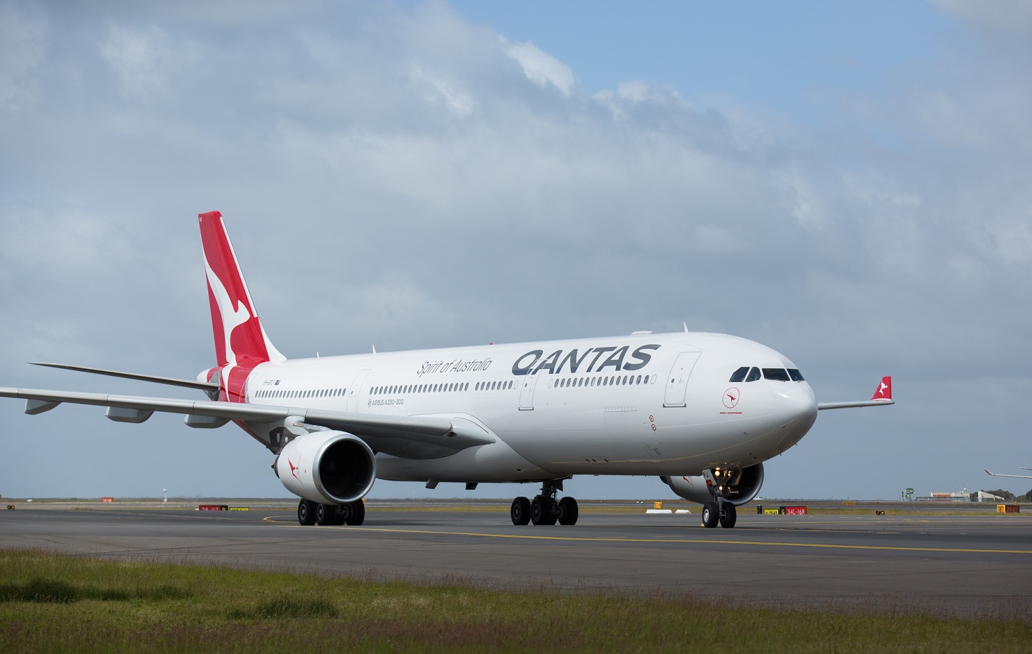 Avião da Qantas Airways