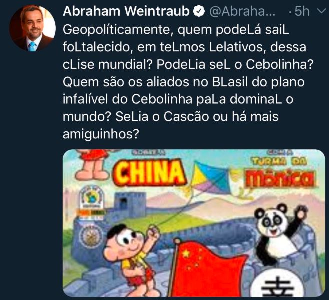 Abraham Weintraub tuíte