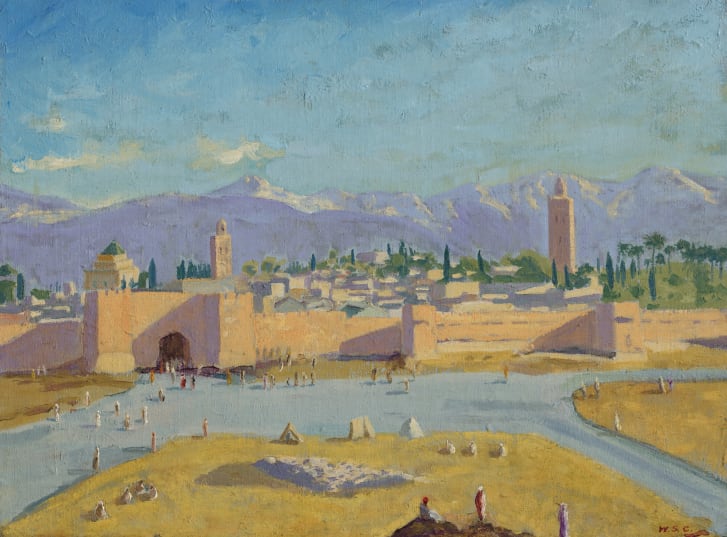 Churchill criou a pintura depois de participar da Conferência de Casablanca