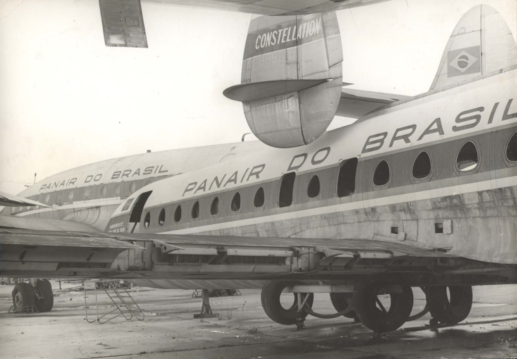 Aeronaves da extinta Panair no Galeão (1969)