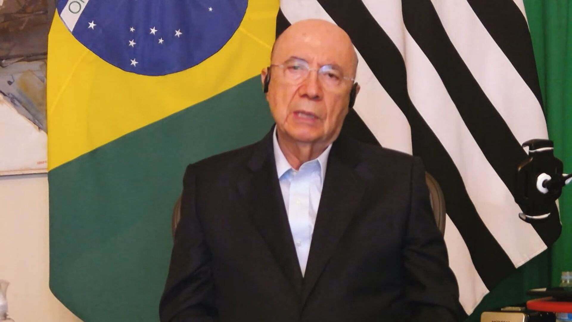 Henrique Meirelles , secretário estadual da Fazenda de São Paulo (08.fev.2021)