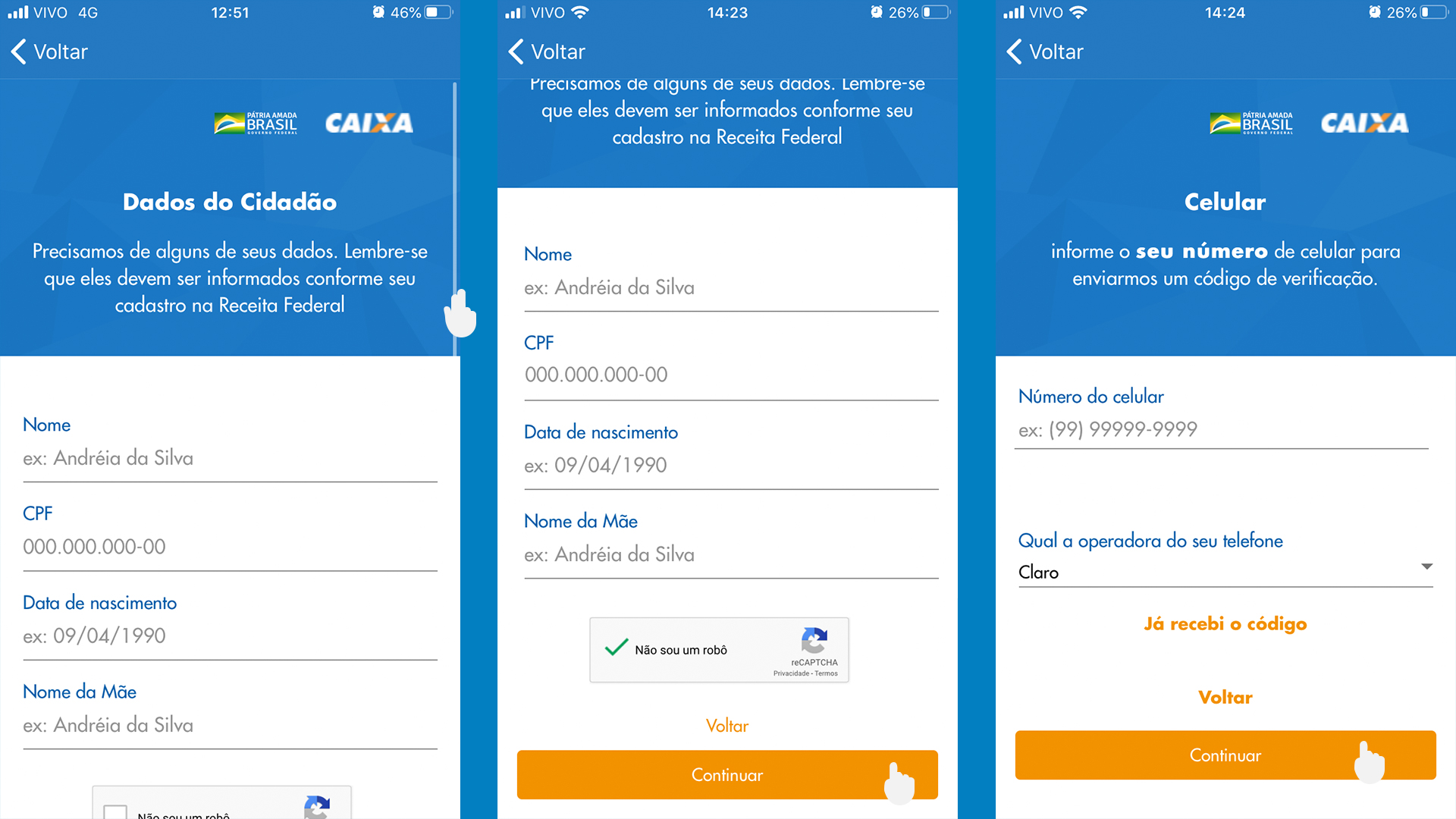 App Caixa Auxílio Emergencial passo a passo 03