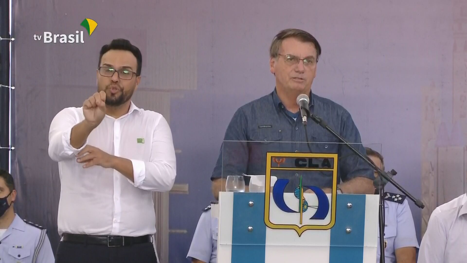 O presidente Jair Bolsonaro durante evento no Maranhão nesta quinta-feira