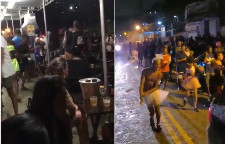 Polícia é acionada e festas de 'folia clandestina' acabam em confusão no RJ