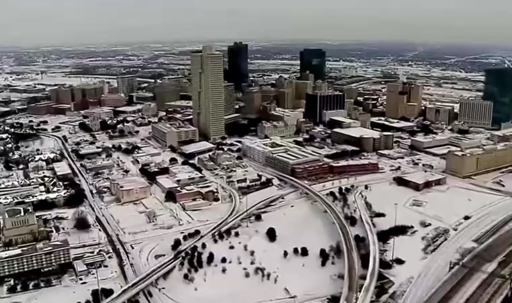 Texas foi um dos estados mais afetados pela neve nos EUA