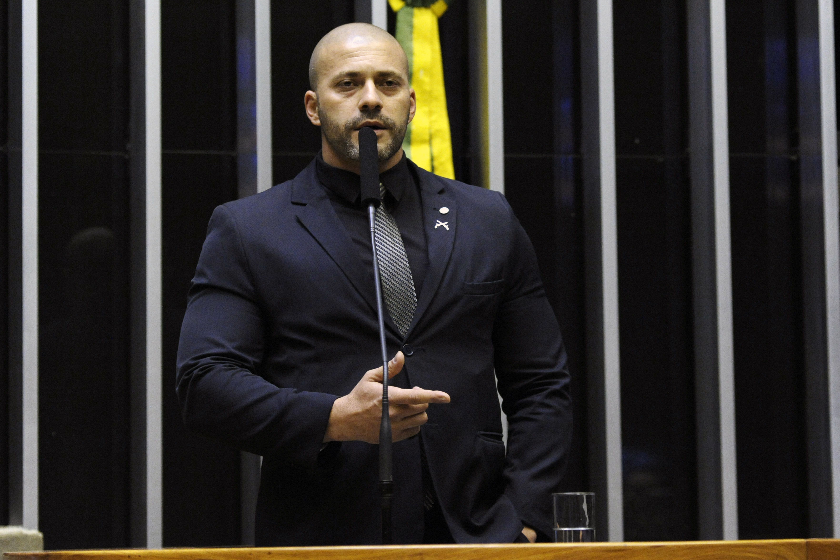 O deputado federal Daniel Silveira