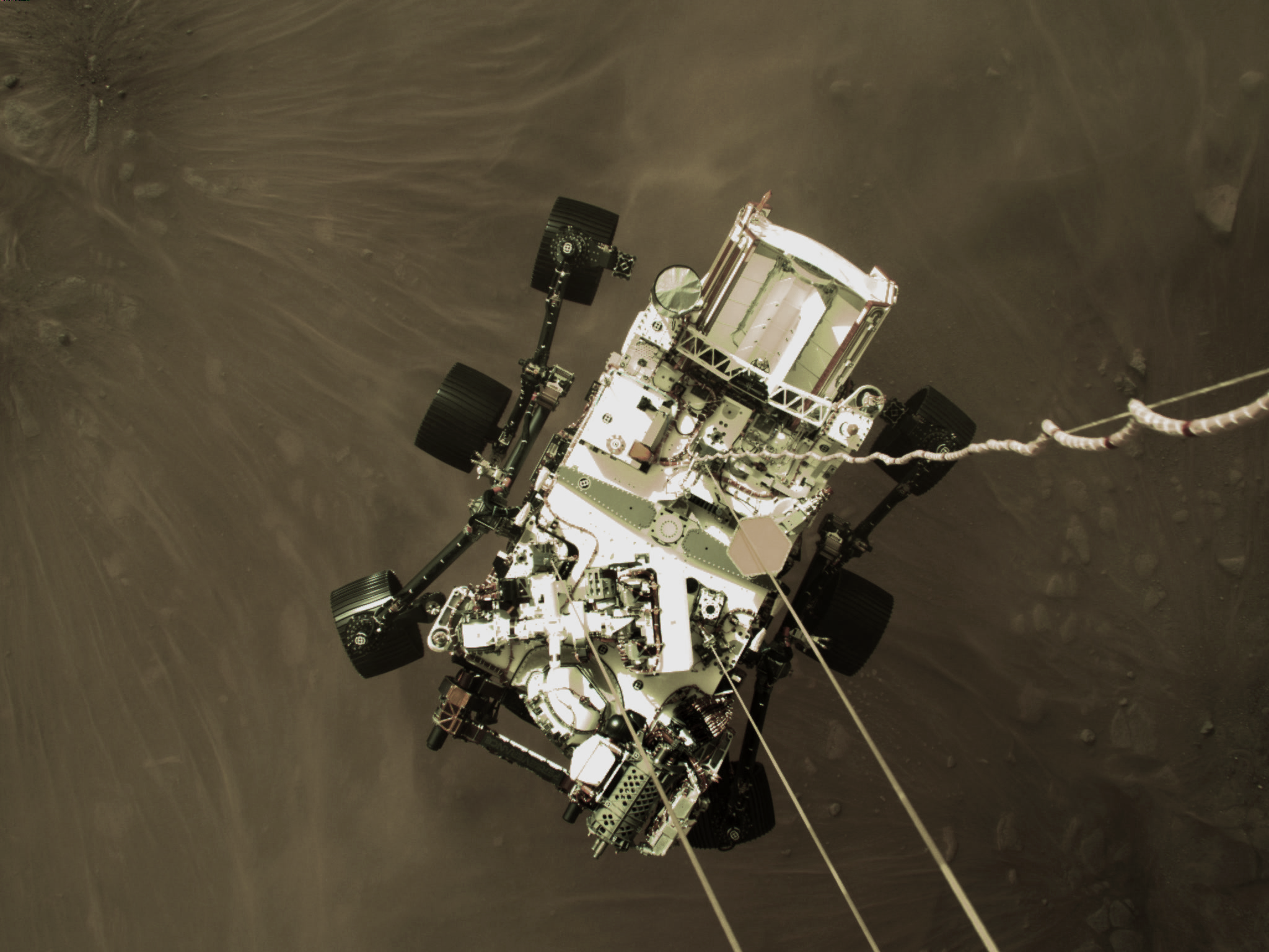 A sonda Perseverance se prepara para aterrissagem em Marte
