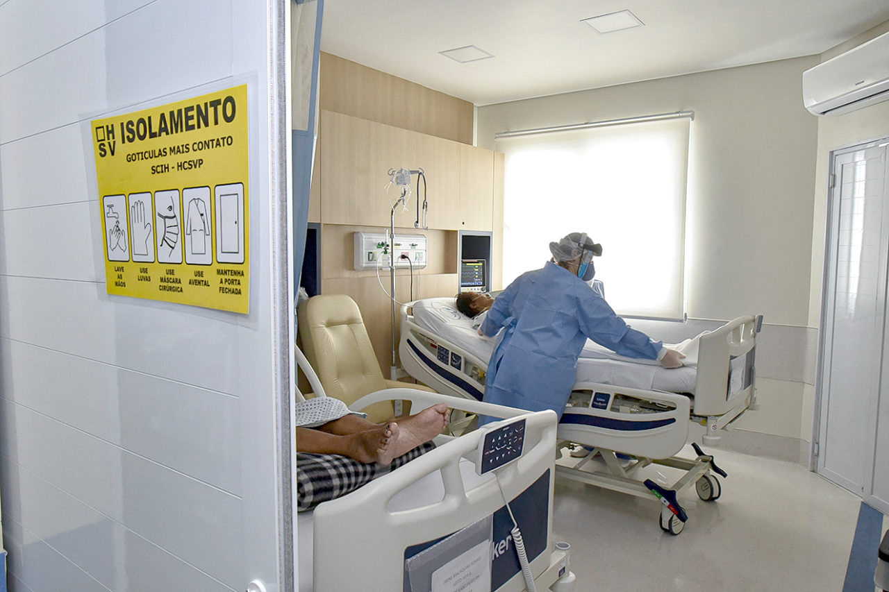 Leitos de UTI em hospital de Jundiaí, em São Paulo