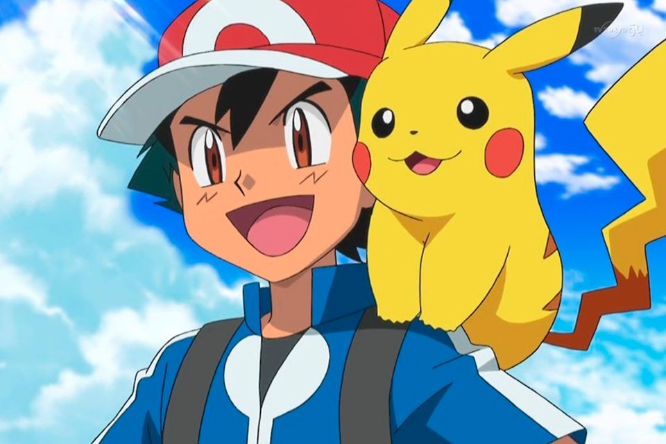 Ash e Pikachu, de Pokemon